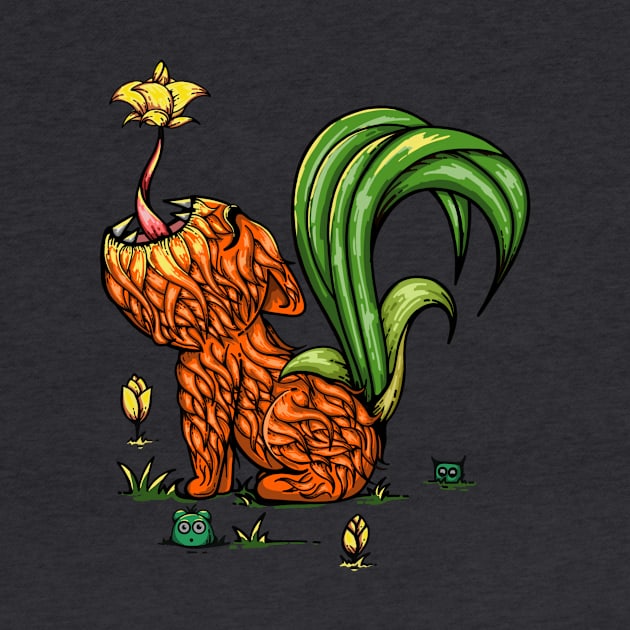 Flower cat by BARBOZAstore